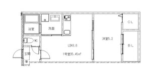 リタリッチ壱番館の物件間取画像